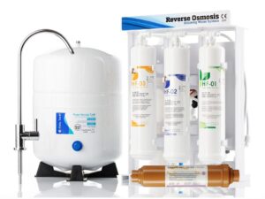 Filtru de apă cu osmoză inversă Clean Water EA5P, 6 etape de purificare cu Mineralizare Dolomita